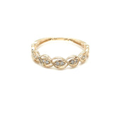 Wide Diamond Band